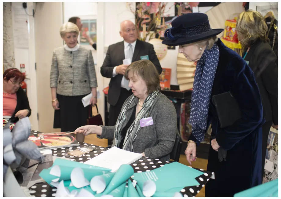 Princess Alexandra meets ARTHOUSE MEATH artists