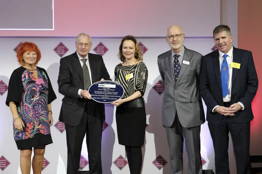 The Duke of Gloucester at the National Heritage Railway Awards
