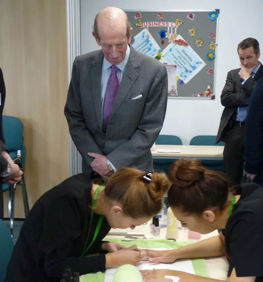 The Duke sees a manicure