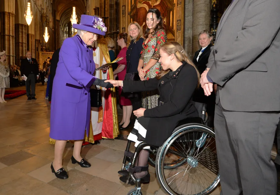 The Queen meets Hannah Cockroft