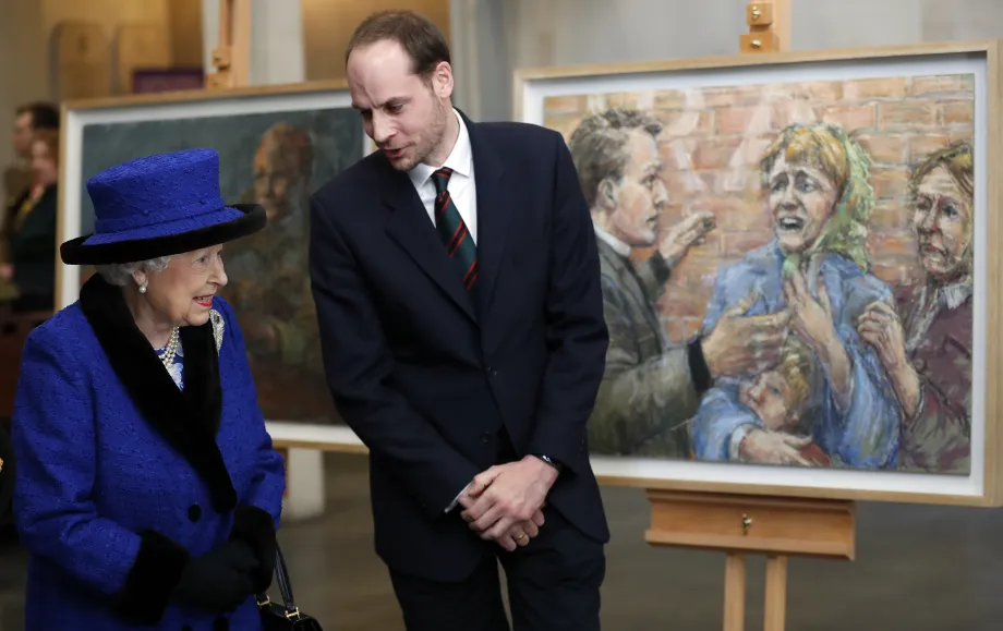 Queen Elizabeth II attends a service to celebrate the centenary of the granting by King George V of the prefix 'Royal' to the Royal Army Chaplains' Department, at the Guards' Chapel, Wellington Barracks, London.