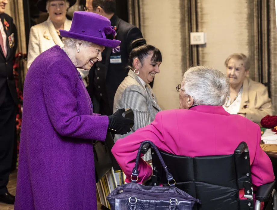 The Queen visits the Royal British Legion Industries village 