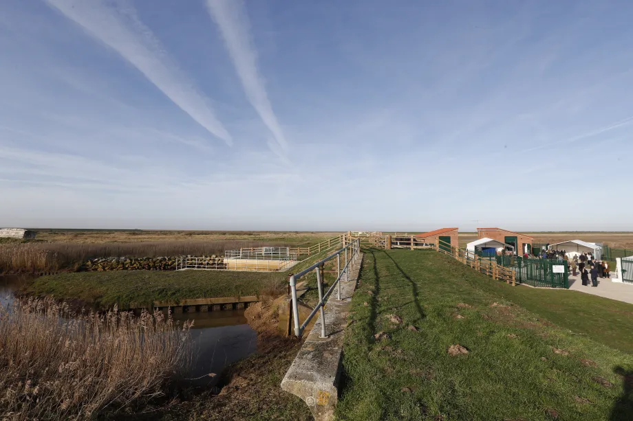 The Queen's visit to Wolferton Pumping Station 
