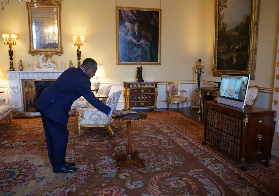 An Ambassador presents their Credentials to The Queen