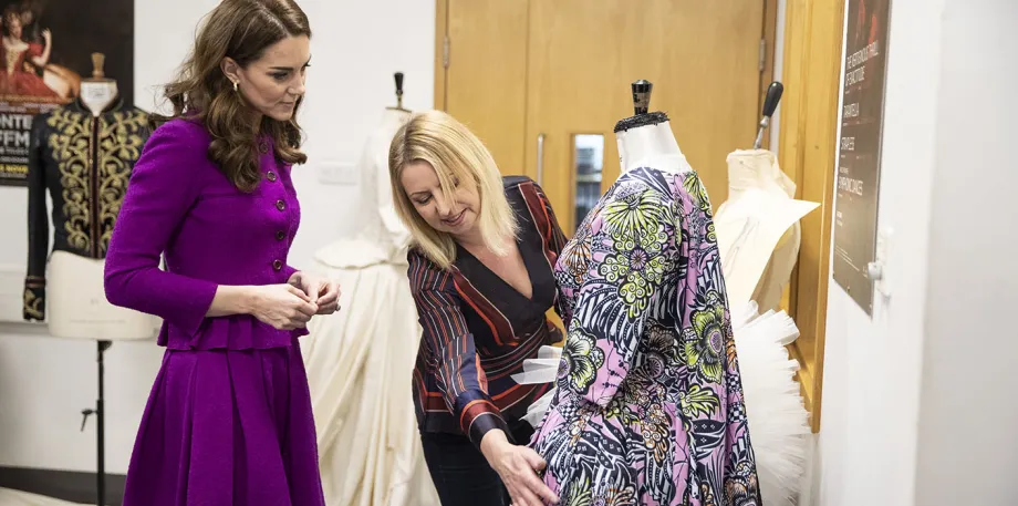 The Duchess of Cambridge visits The Royal Opera House