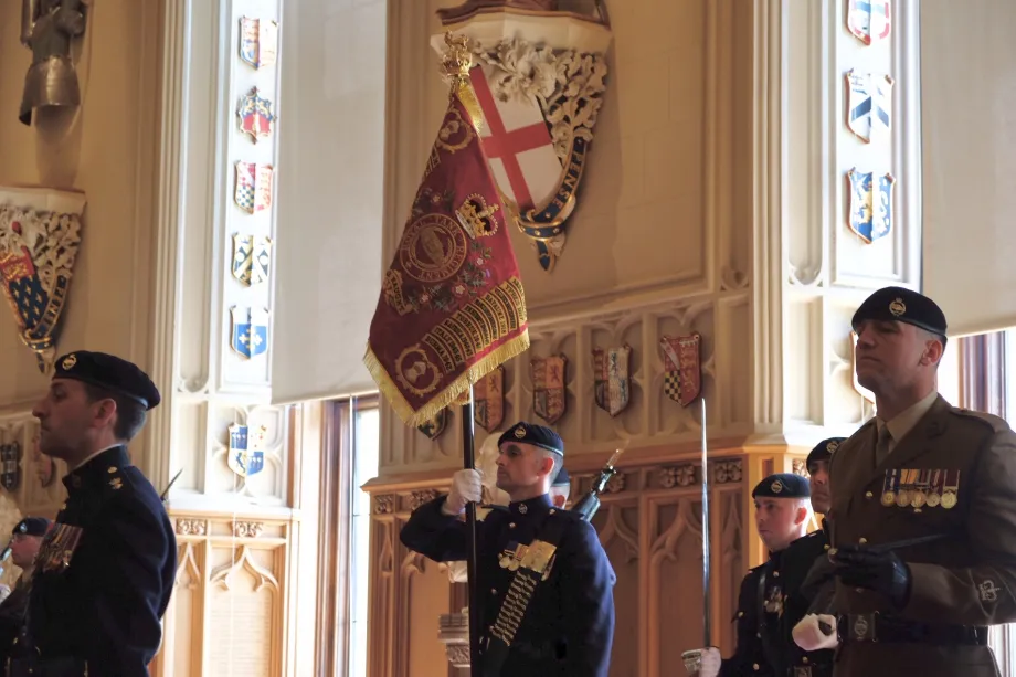 The Royal Tank Regiment's New Standard