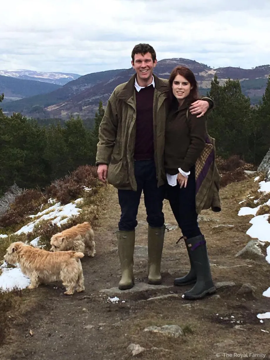 Princess Eugenie and Jack Brooksbank in Scotland