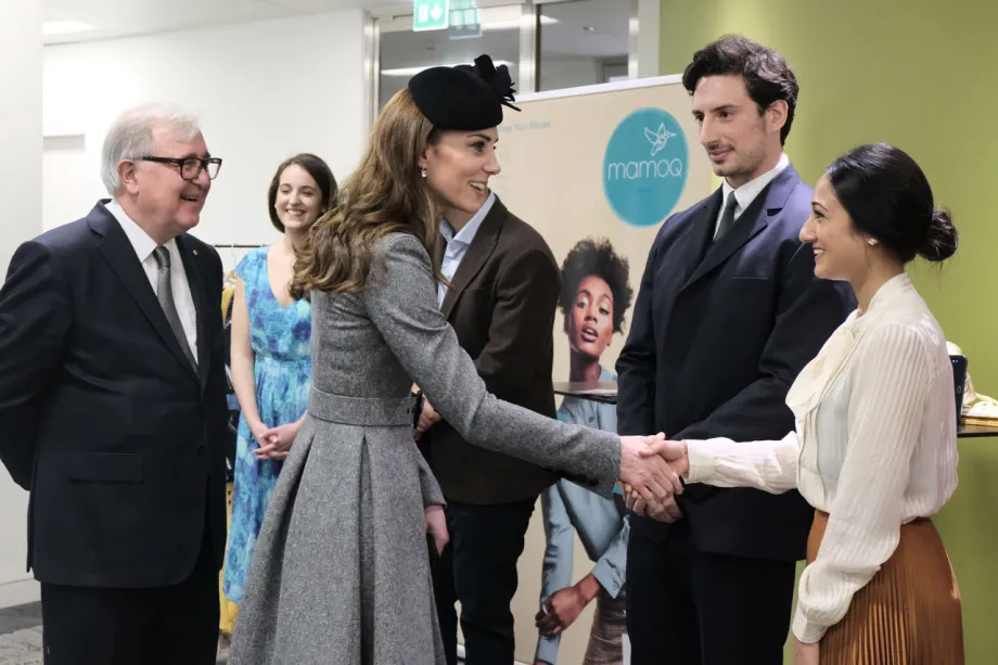 The duchess of Cambridge at KCL