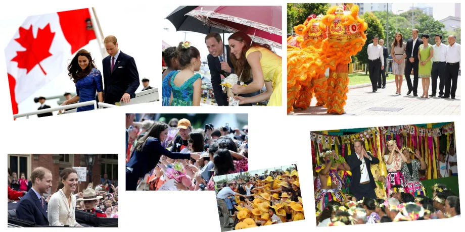 The Duke and Duchess of Cambridge's visits around the Commonwealth