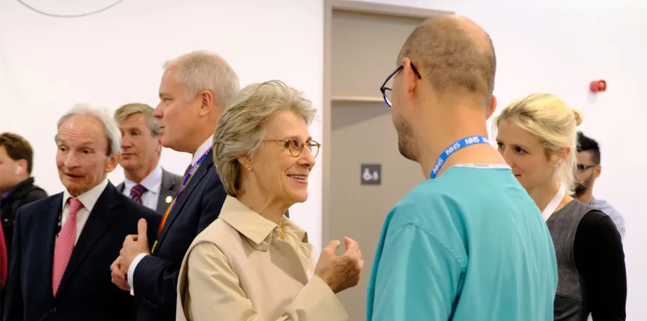The Duchess meets with volunteers at St Bart's