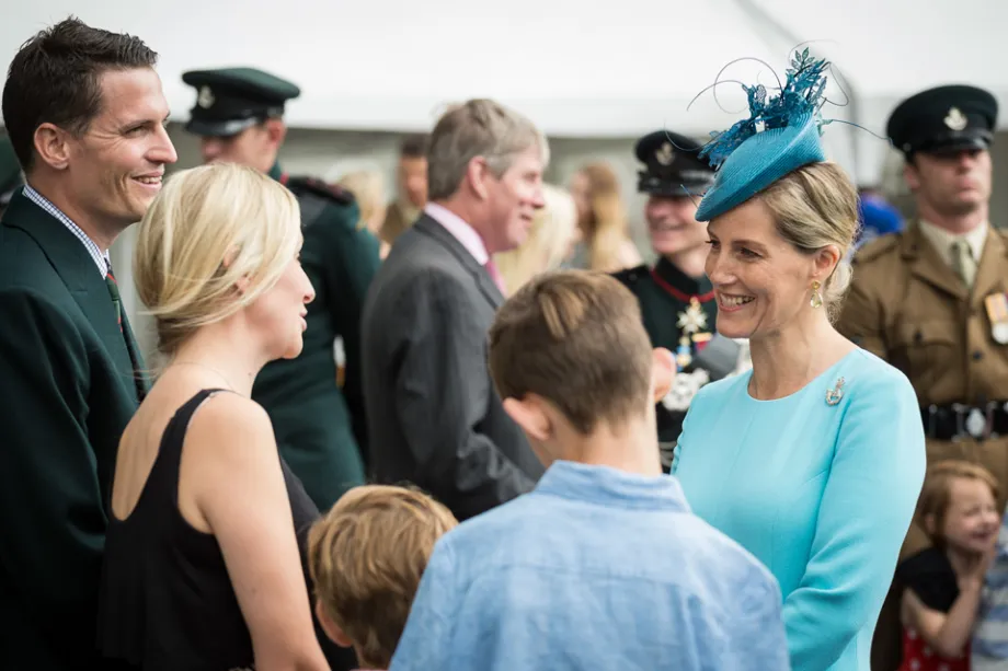 Countess of Wessex visits Paderborn, Germany. Picture: Dominc King, Army Press Office