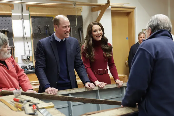 The Duke and Duchess of Cornwall at the National Maritime Museum