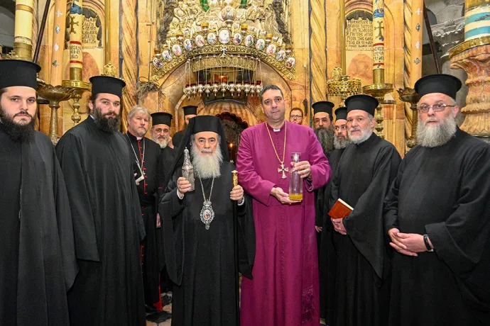 The consecration of the Coronation Oil