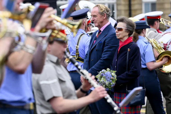 The Princess Royal attends a rehearsal for the Royal Edinburgh Military Tattoo