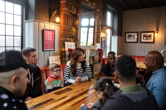 The Princess of Wales joins Dadvengers in Arnos Grove, London
