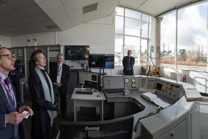 The Princess Royal at the Jodrell Bank Observatory