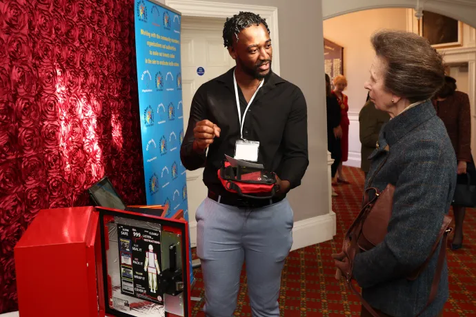 The Princess Royal visits Off The Streets knife crime community group
