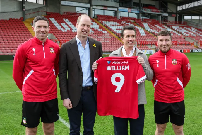 The Prince of Wales visits Wrexham