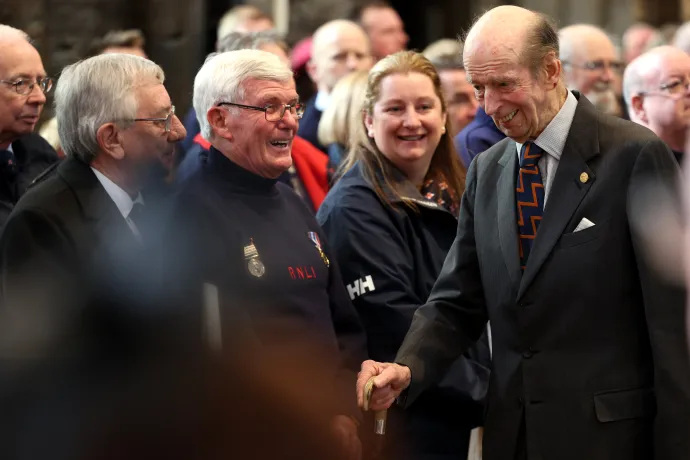 The Duke of Kent attends a Service of Thanksgiving at Westminster Abbey