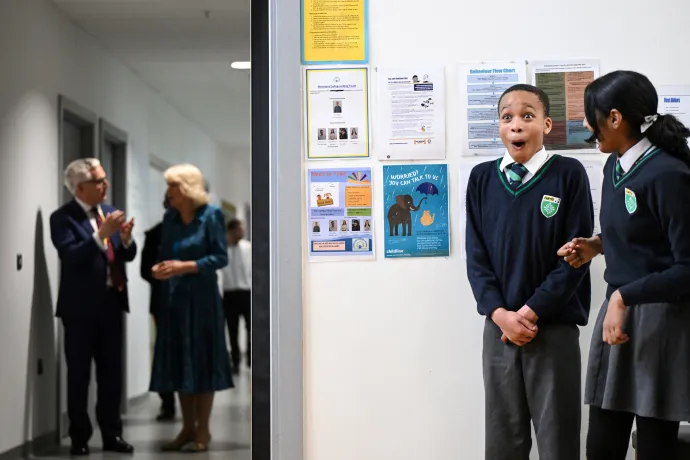 The Queen visits Moreland Primary School