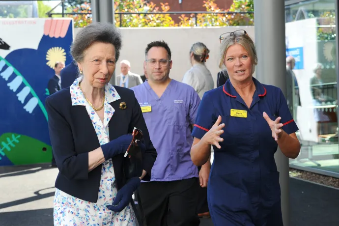 The Princess Royal visits Worcestershire Royal Hospital
