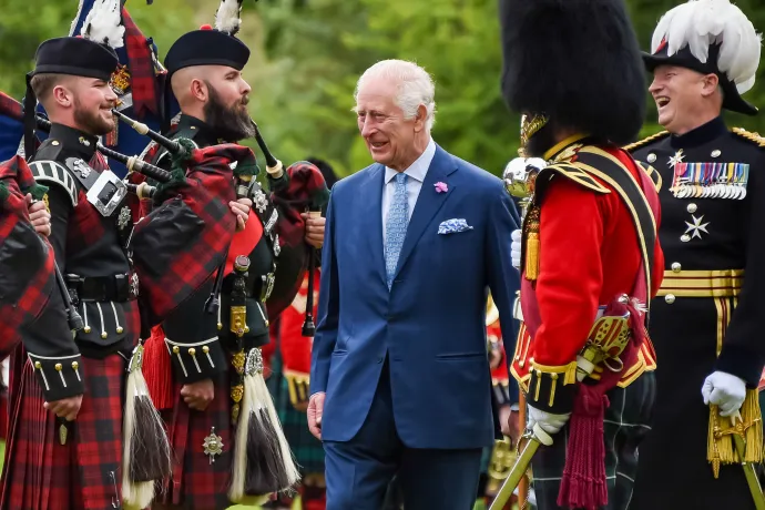 The King during the Ceremony of the Keys