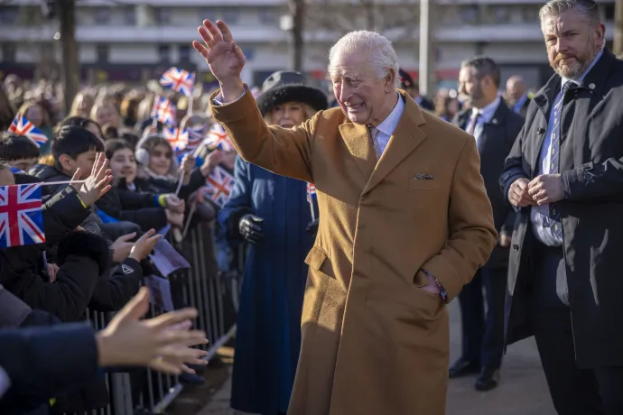 The King on a Walkabout in Middlesbrough