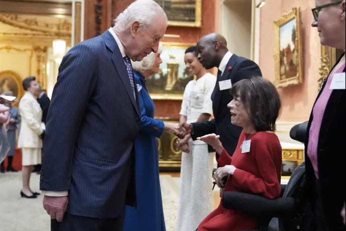 The King at a Humanitarian Reception at Buckingham Palace