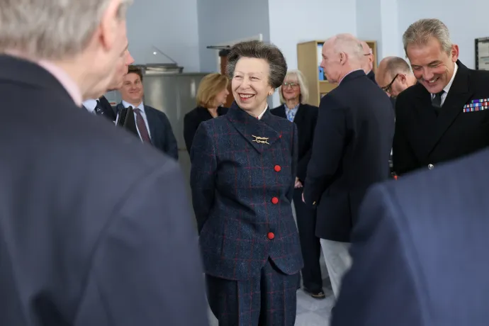 The Princess Royal visits The Royal Navy Sailing Association 