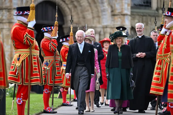 The King and Queen at the Maundy Service in Durham