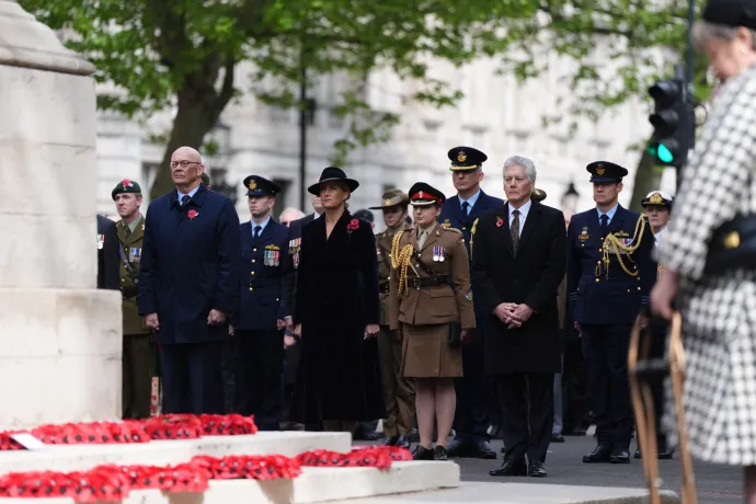 The Duchess of Edinburgh attending a wreath laying ceremony at the Cenotaph