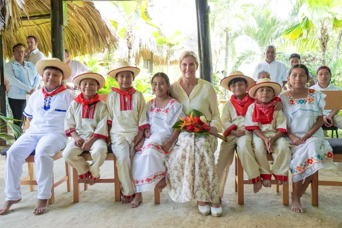 The Duchess of Edinburgh in Belize