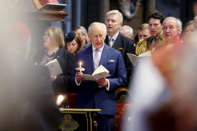 The King attends at Advent Service at Westminster Abbey