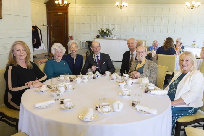 The Duke of Kent visits Bletchley Park