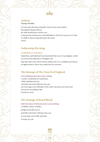 The Coronation Liturgy