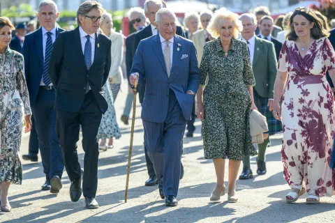 The King and Queen at Chelsea Flower Show