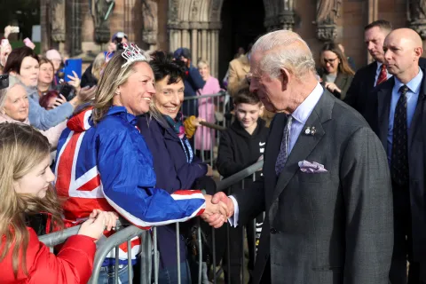 The King in Staffordshire