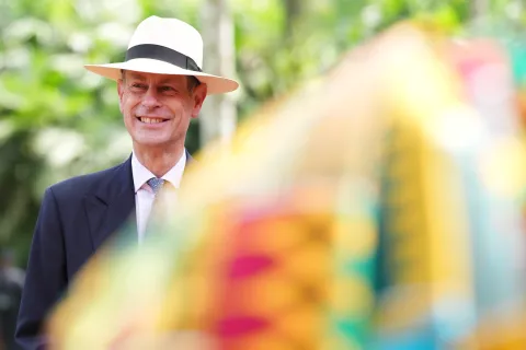 The Duke of Edinburgh in Ghana
