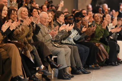 The King at London Fashion Week
